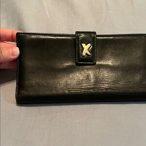 Black Leather Women's Wallet